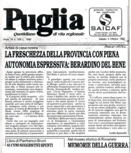 Quotidiano di vita regionale Puglia 4 ottobre 97