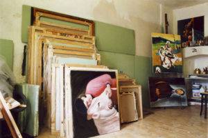 Laboratorio artistico di Berardino del Bene pronti per la mostra