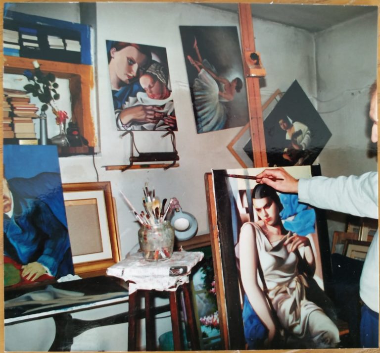 Laboratorio di pittura