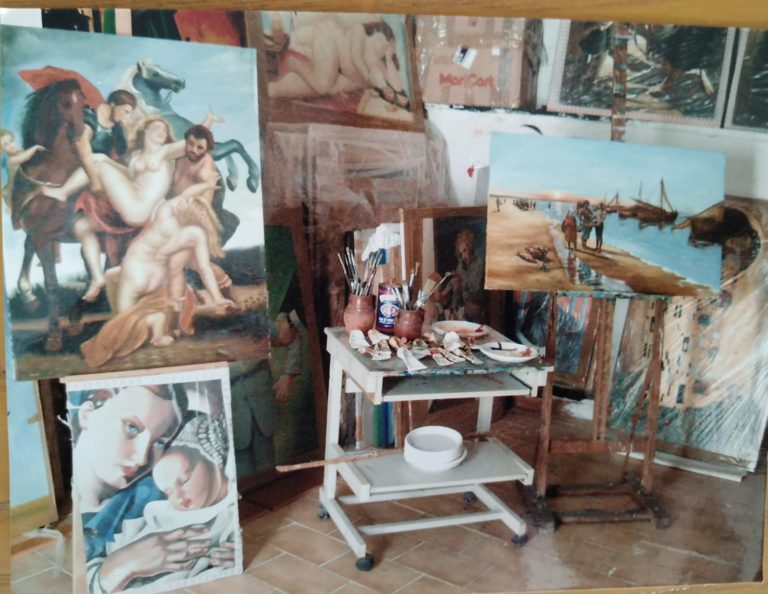 Laboratorio di pittura